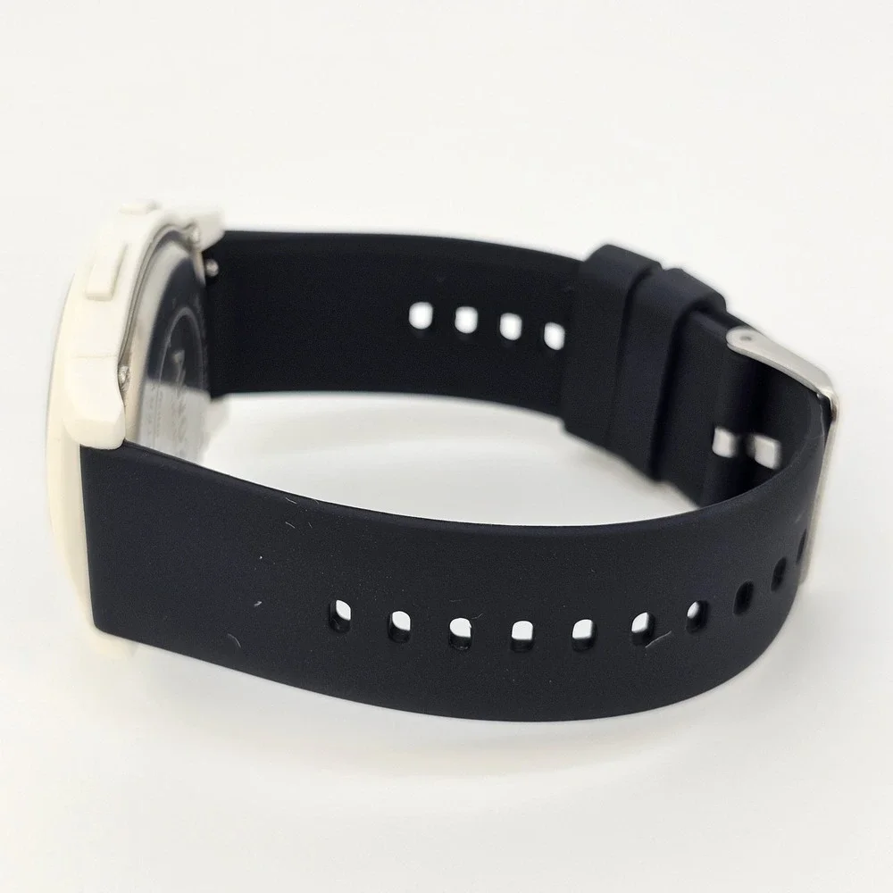 Beeasy Men's Ultra Slim Digital Watch 44MM‎ New Black Plastic Bands New Battery